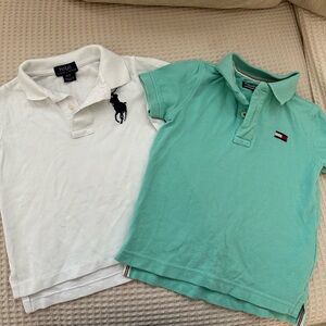 Ralph Lauren Polo Shirt & Tommy Hilfiger Polo size 2